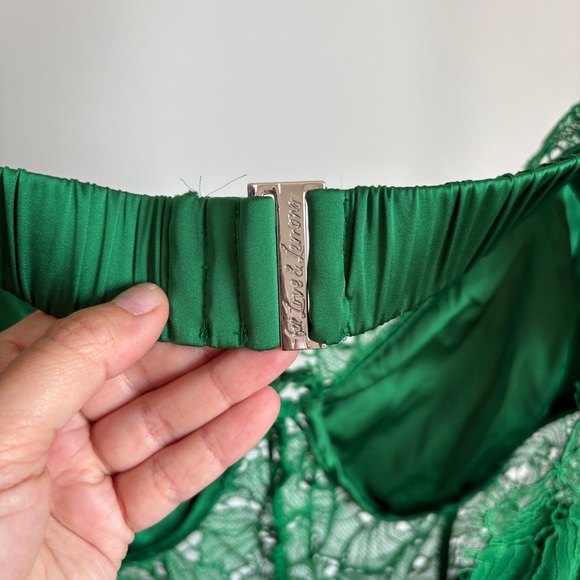 For Love And Lemons Green Lace Maxi Dress - Picture 9 of 12